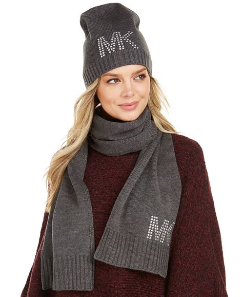 michael kors scarf silk|michael kors hats for women.